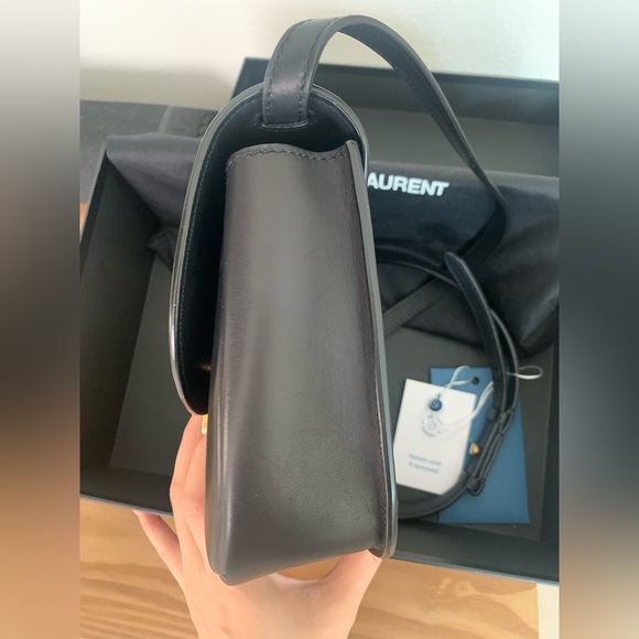 YSL Kaia Monogram Leather Crossbody Bag - Medium - Picture 12 of 16